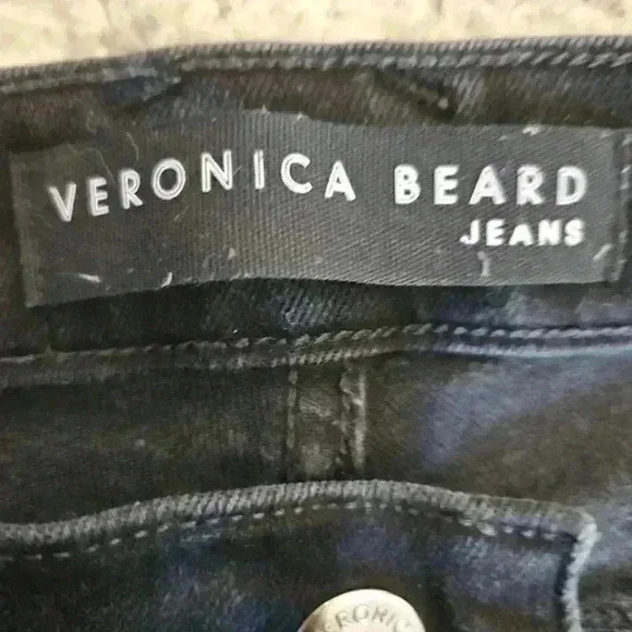 Veronica Beard Womens Black Debbie High-Rise Designer Button Fly Skinny Jeans 32 - Picture 10 of 15